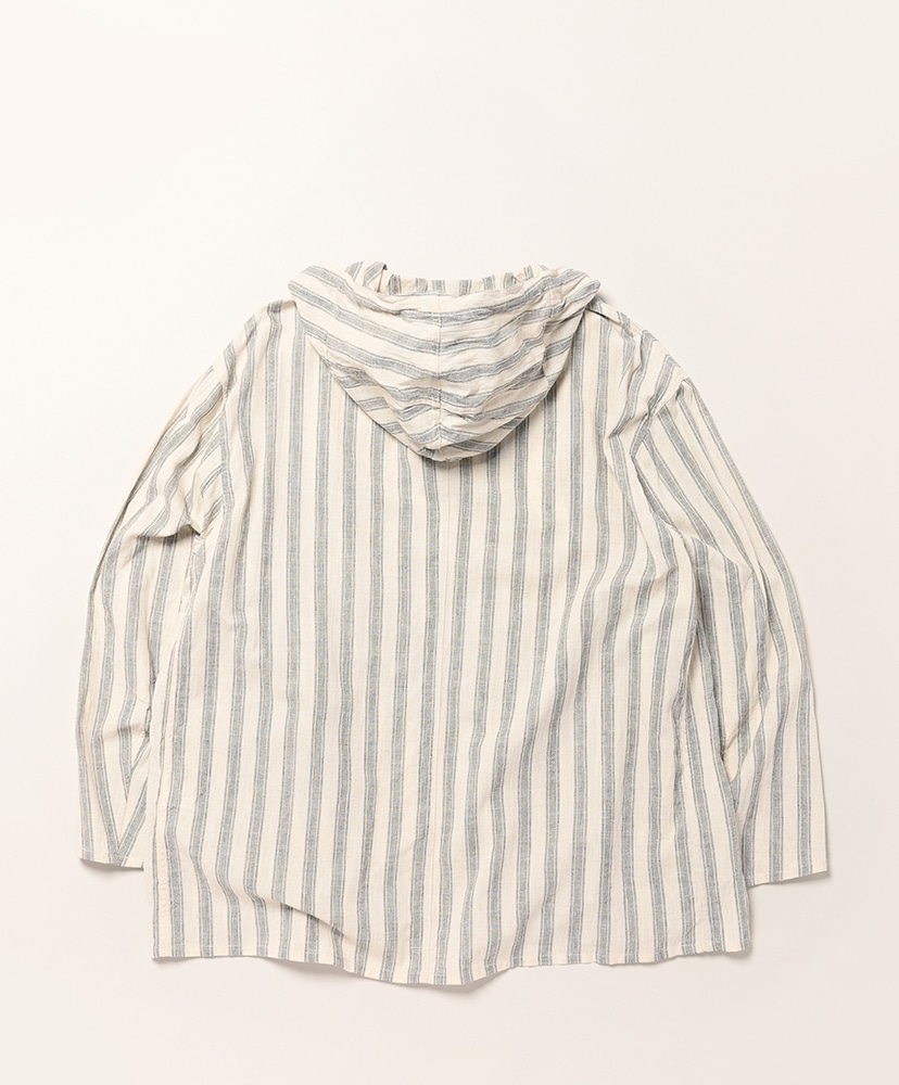 Cotton Linen Stripe Snow Parka Stripe/ストライプ 3(MEN)