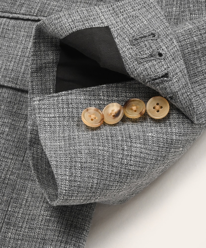 Mix Heather Cotton Double-Breasted Jacket HeatherGrey/ヘザーグレー 0(WOMEN)