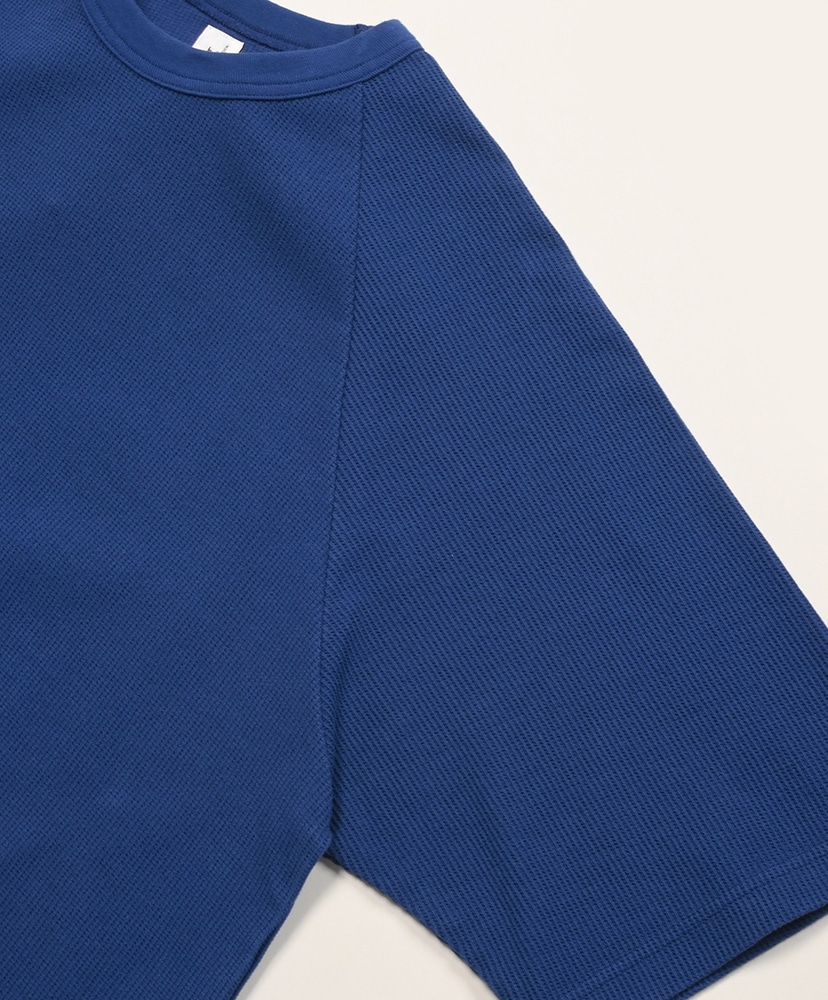Rough&Smooth Thermal Raglan Tee Blue/ブルー 2(MEN)