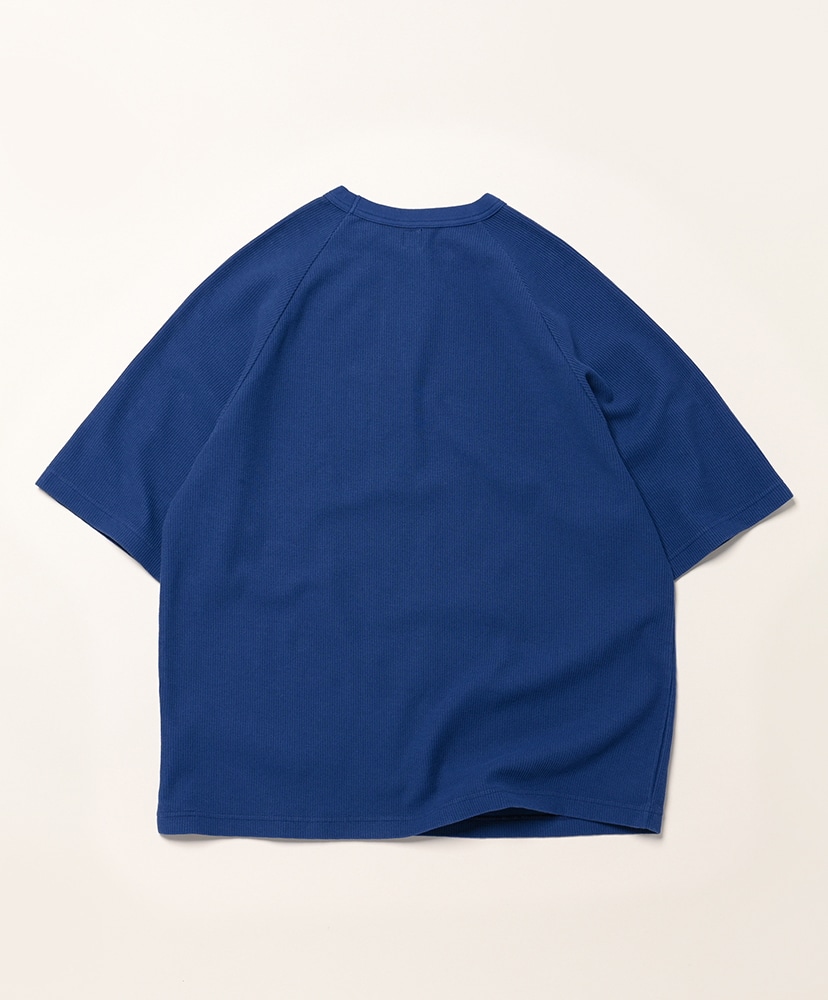 Rough&Smooth Thermal Raglan Tee Blue/ブルー 2(MEN)