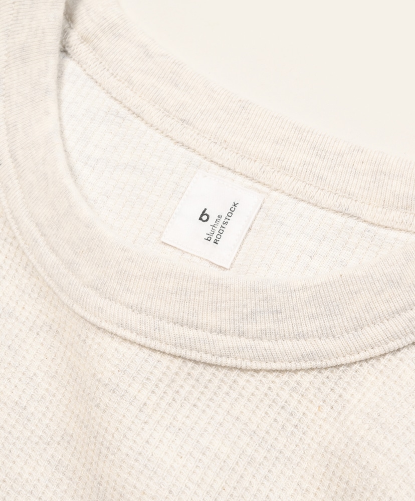 Rough&Smooth Thermal Raglan Tee Heather Oatmeal/ヘザーオートミール 2(MEN)