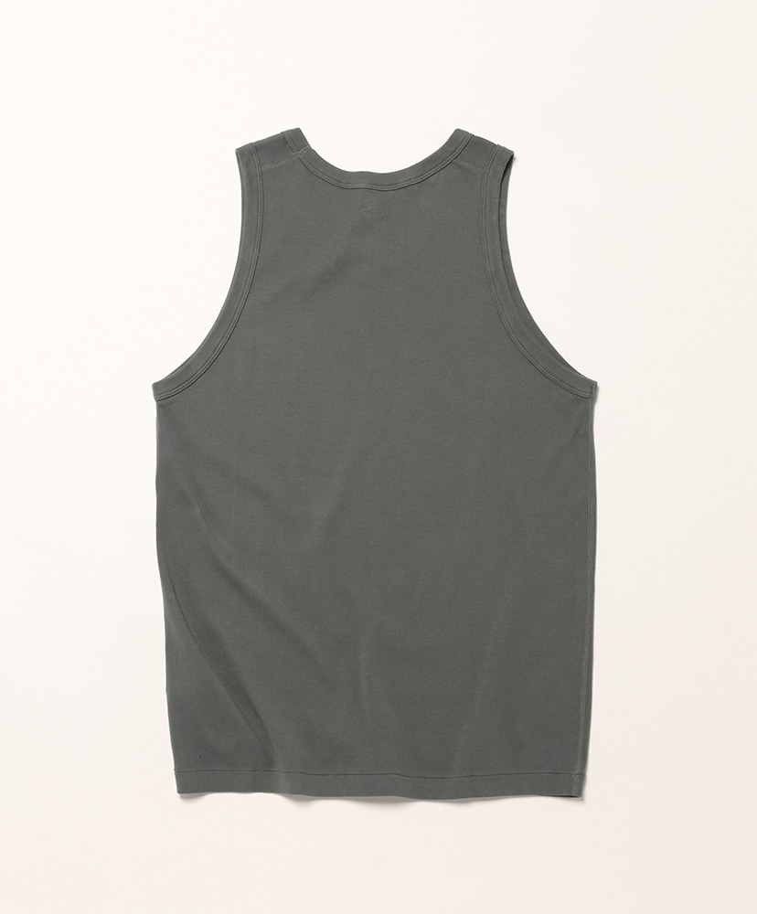 Classic Rib-fit Tank top Khaki Blue/カーキブルー 2(MEN)