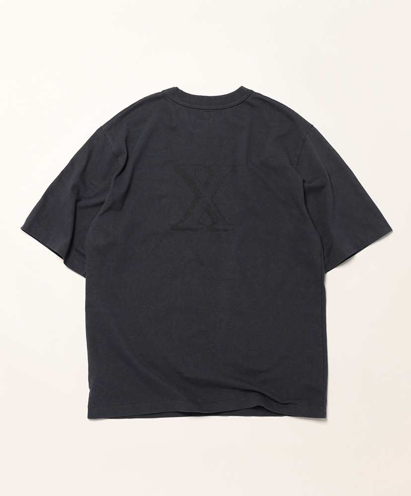 X-X 88/12 Print Tee STANDARD NightBlack×Black-PT 2(MEN)