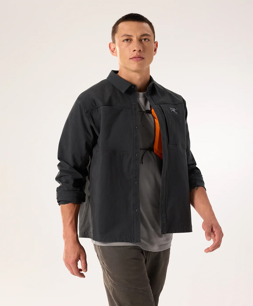 Cronin Cotton Overshirt Men's Black/ブラック L(MEN)