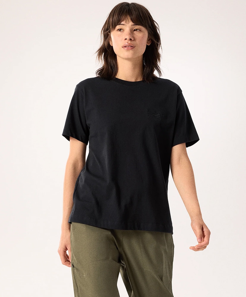 Kragg Cotton Little Bird Crew SS Women's Black×Black/ブラック×ブラック L(WOMEN)
