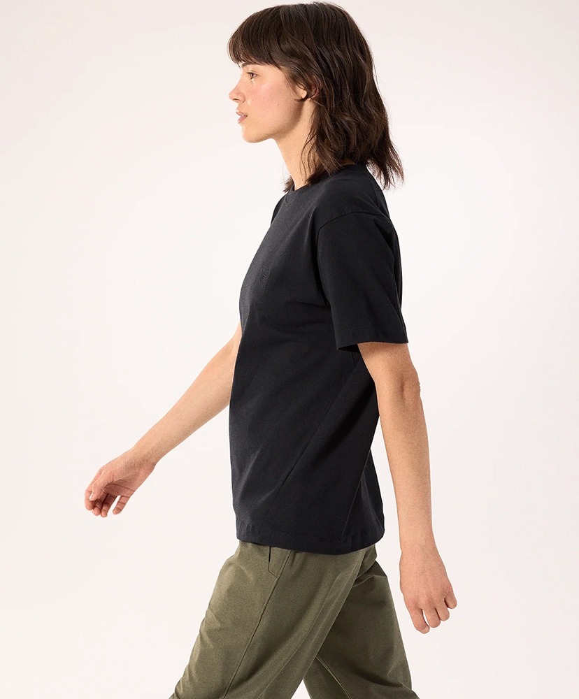 Kragg Cotton Little Bird Crew SS Women's Black×Black/ブラック×ブラック L(WOMEN)