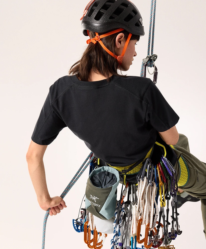 Kragg Cotton Little Bird Crew SS Women's Black×Black/ブラック×ブラック L(WOMEN)