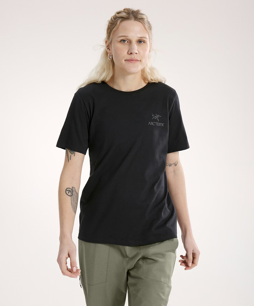 Kragg SL Cotton Emblem Crew SS Women's Black/ブラック L(WOMEN)