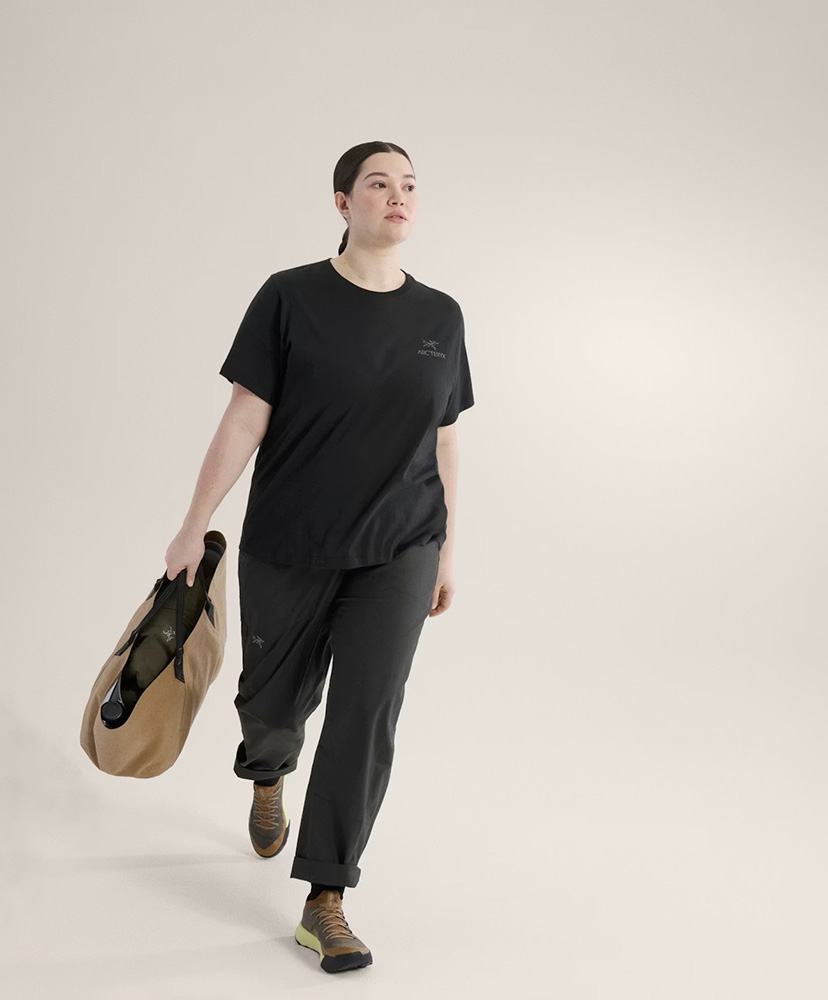 Kragg SL Cotton Emblem Crew SS Women's Black/ブラック L(WOMEN)