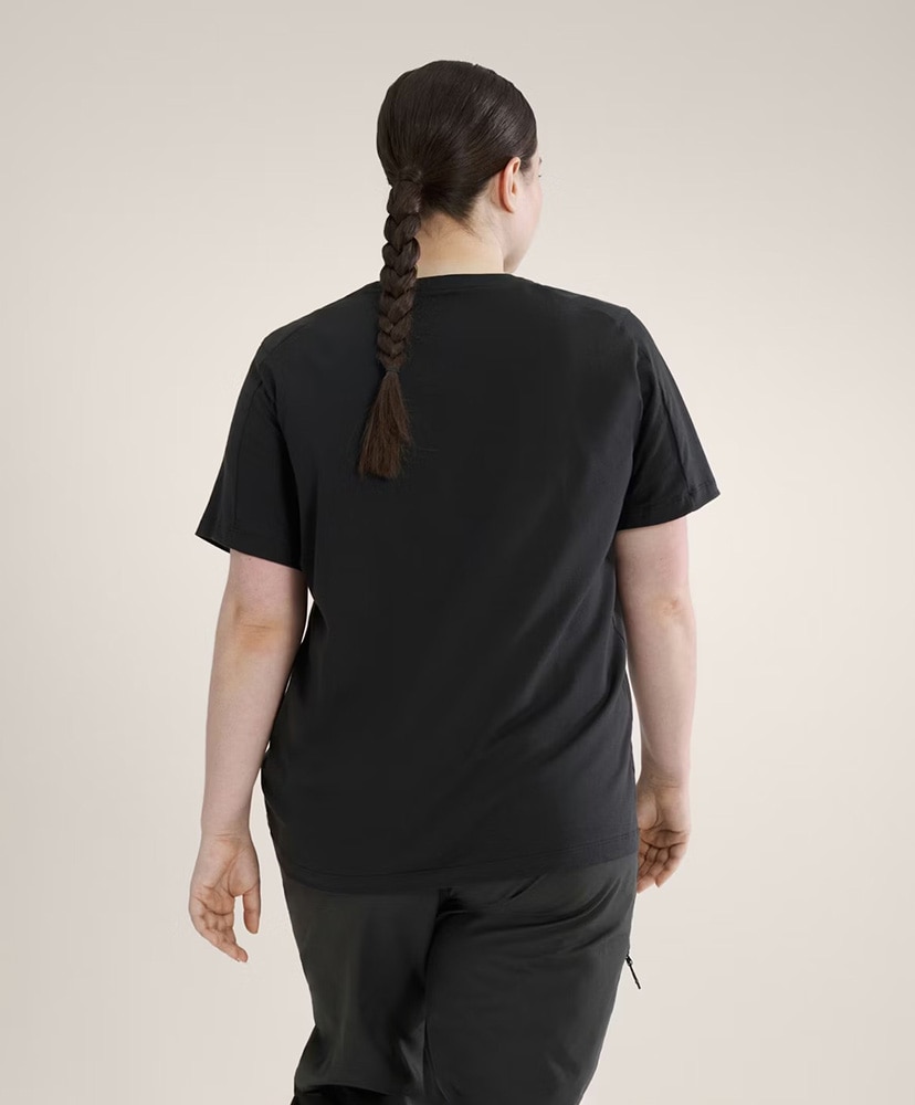 Kragg SL Cotton Emblem Crew SS Women's Black/ブラック L(WOMEN)