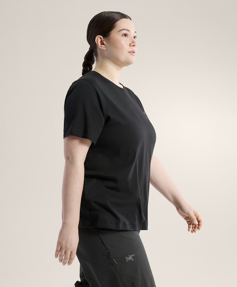 Kragg SL Cotton Emblem Crew SS Women's Black/ブラック L(WOMEN)