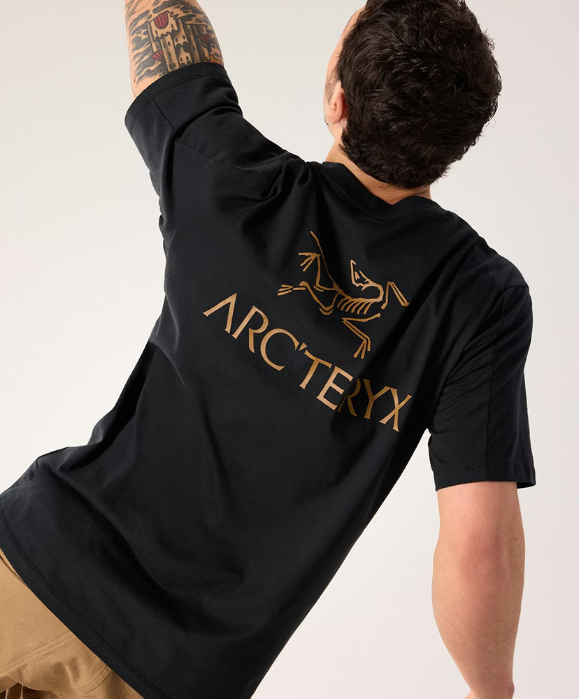 Kragg SL Cotton Bird Word SS Men's 24K Black/24Kブラック L(MEN)