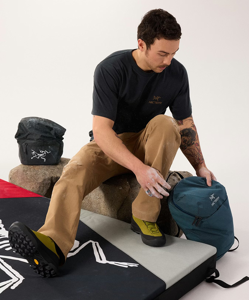 Kragg SL Cotton Bird Word SS Men's 24K Black/24Kブラック L(MEN)