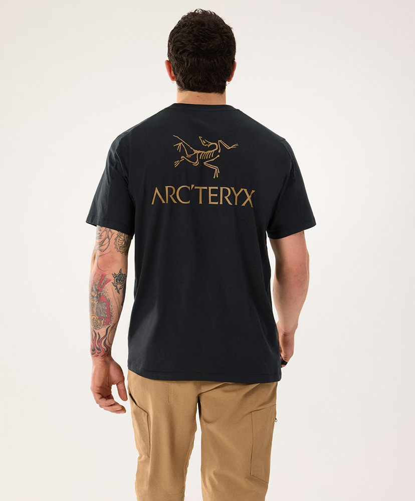 Kragg SL Cotton Bird Word SS Men's 24K Black/24Kブラック L(MEN)