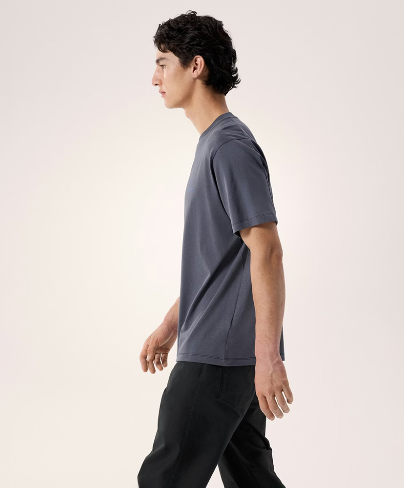 Kragg SL Cotton Bird Word SS M Dk Stratus×Fluidity/ダークストラタス×フルイディティ L(MEN)