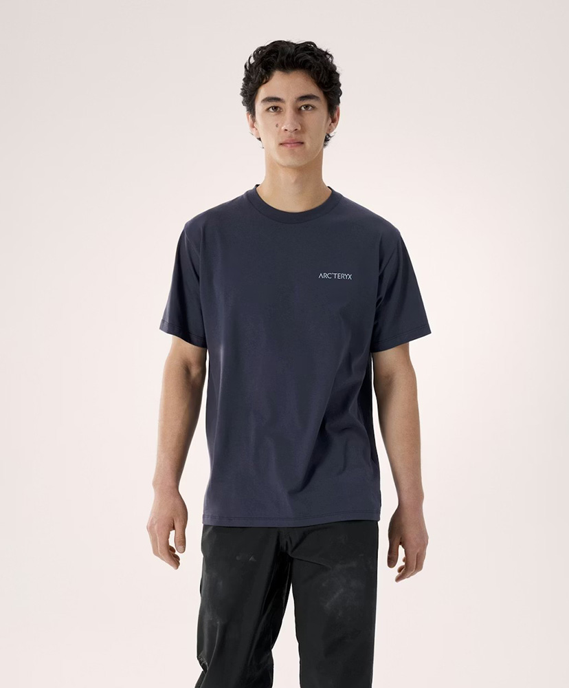 Kragg SL Cotton Blurred Bird SS Men's Black Sapphire/ブルーサファイア L(MEN)
