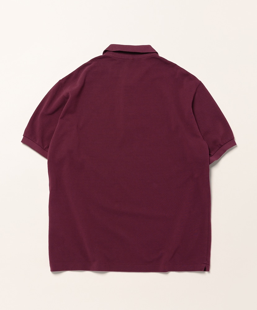Cotton Pique Polo Shirt 072/バーガンディー 36(MEN)