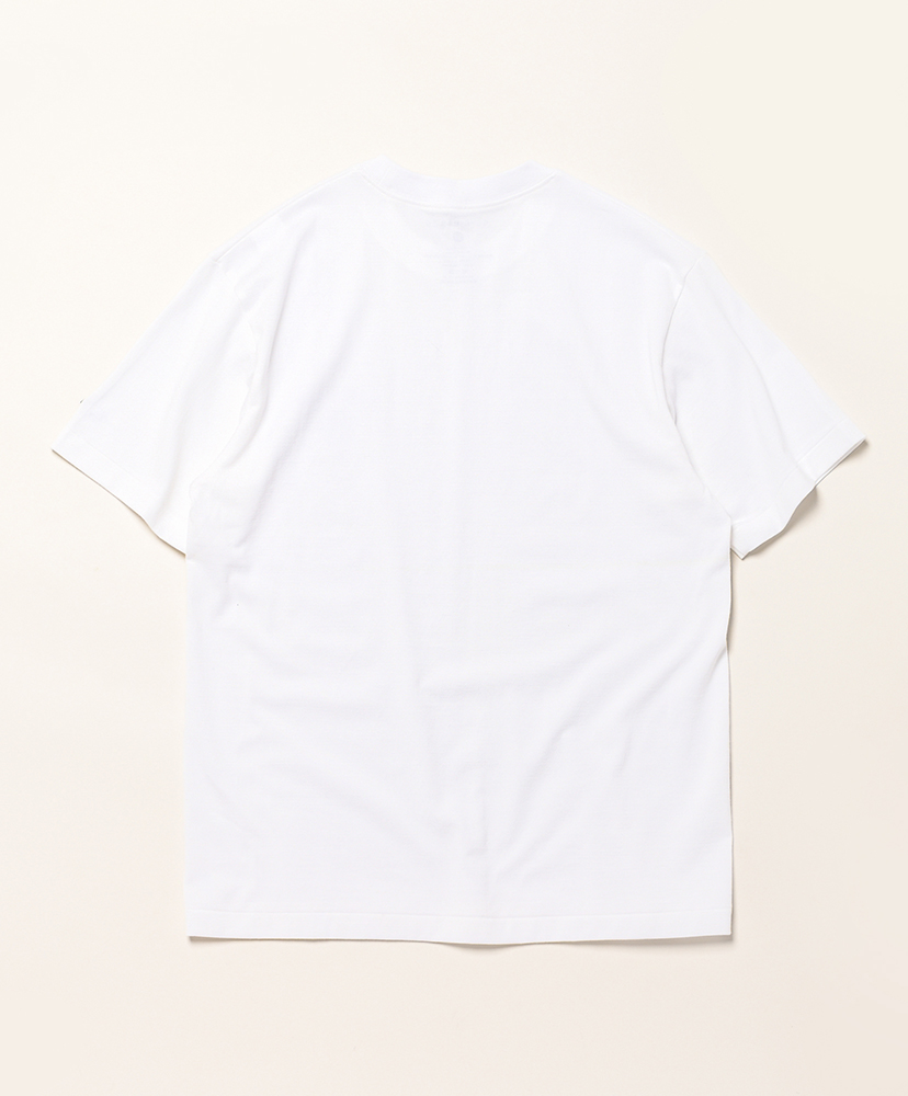 30/2 Cotton Jersey Varsity Logo Print T-Shirt オフシロ 38(WOMEN)