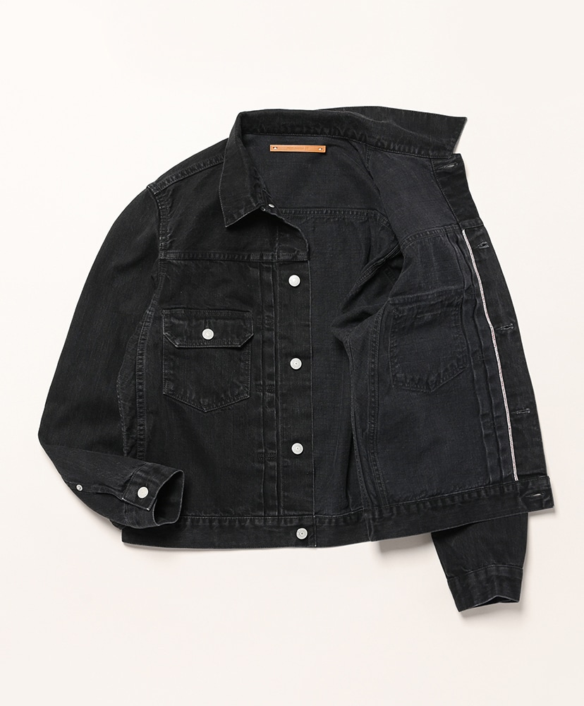 Selvage Black Denim Jacket Type2 019/クロ 36(MEN)