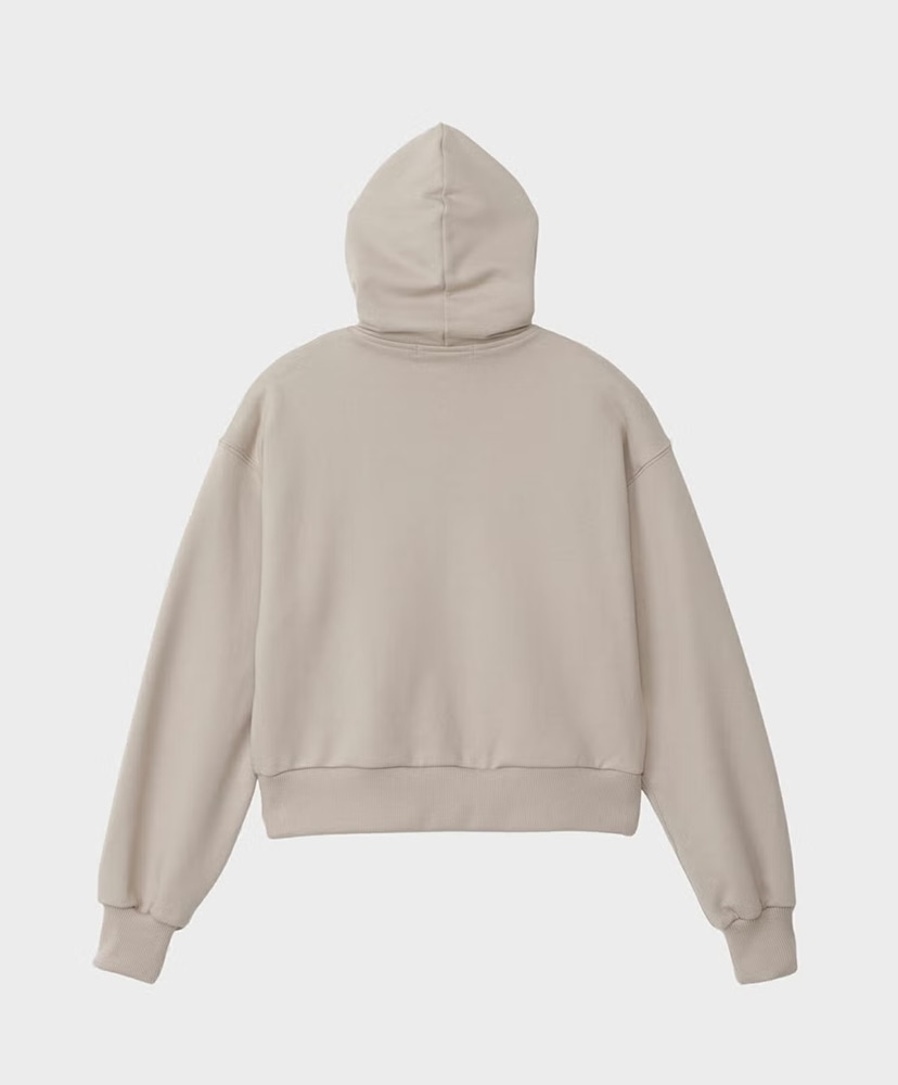 Helene Cropped Zip-Up Hoodie Taupe/トープ 36(WOMEN)