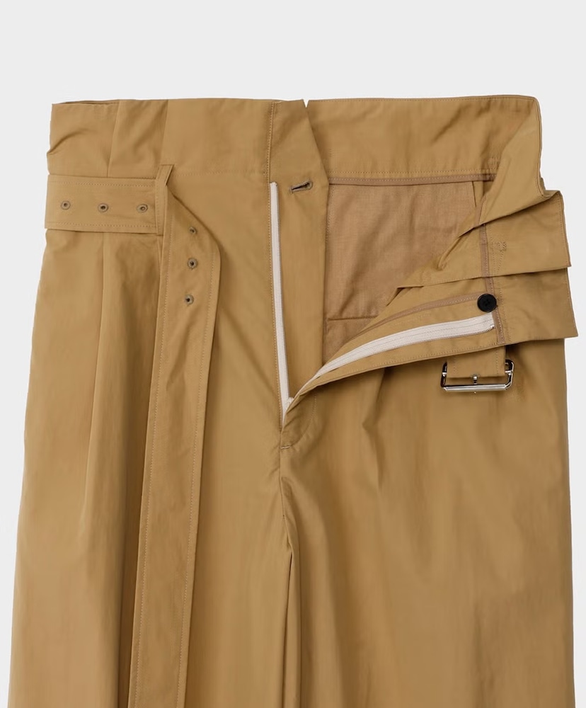 Tuck Belt Pants Beige/ベージュ 36(WOMEN)