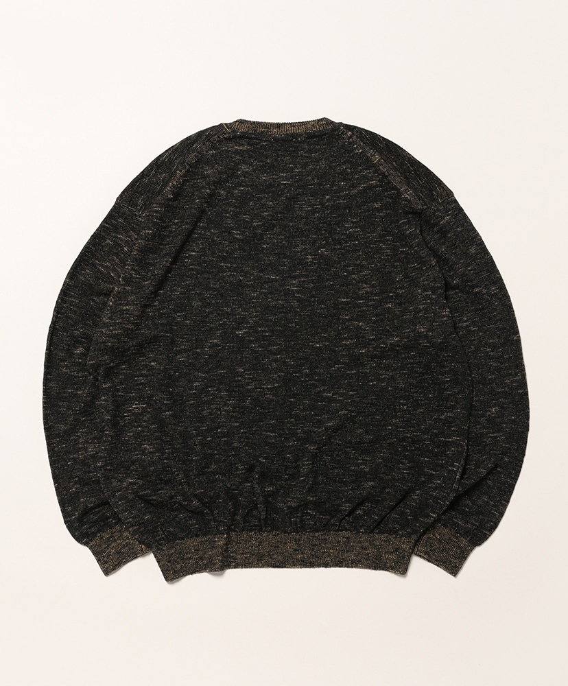 Rayon Linen P/O Black×Brown/ブラック×ブラウン 1(MEN)