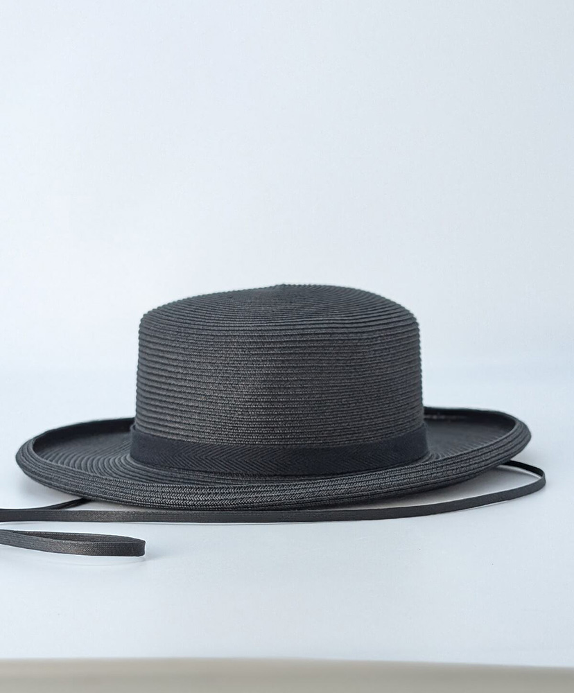 Paper Braid 2way Brim Hat BLK(ブラック) FREE