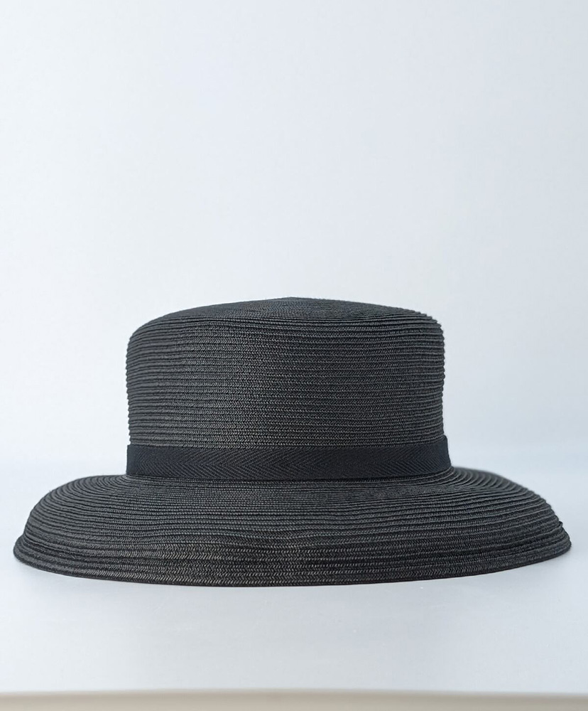 Paper Braid 2way Brim Hat BLK(ブラック) FREE