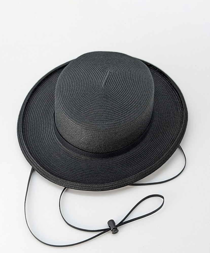 Paper Braid 2way Brim Hat BLK(ブラック) FREE