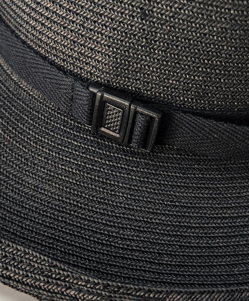 Paper Braid 2way Brim Hat BLK(ブラック) FREE