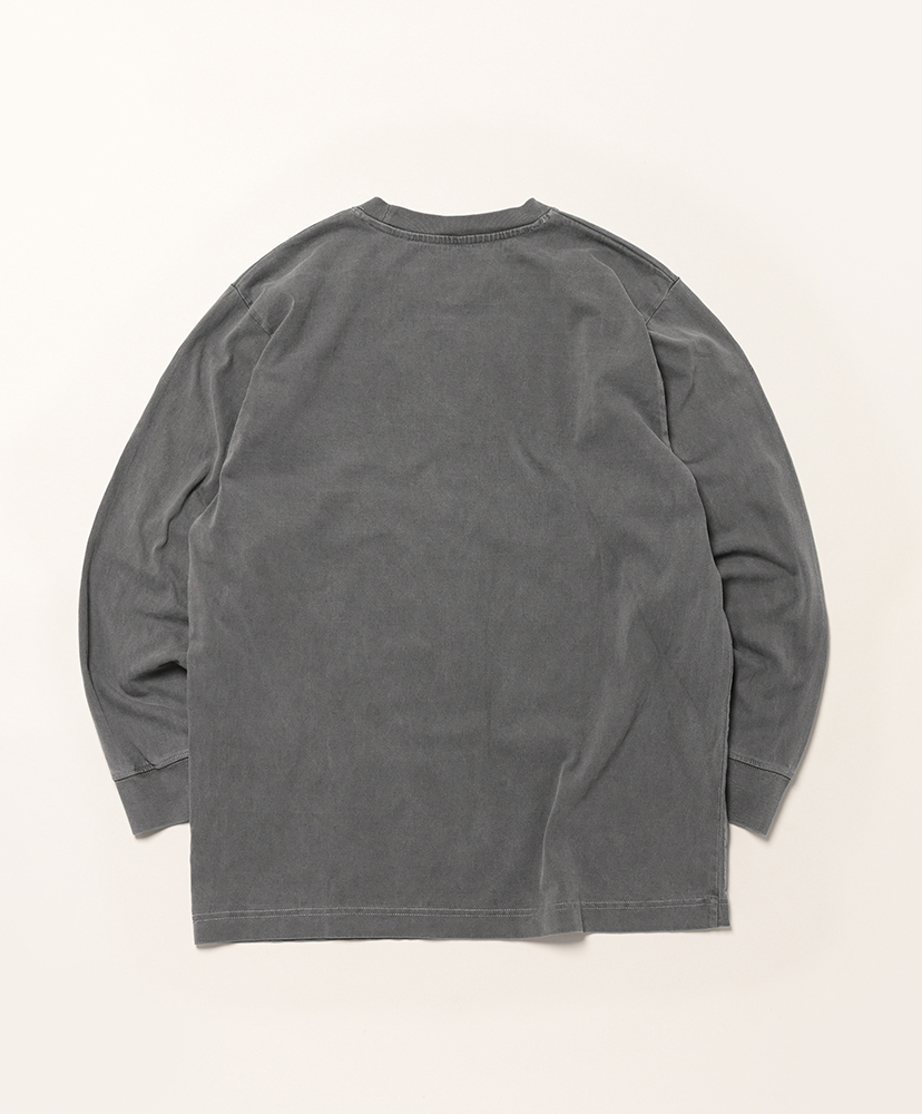 Printed Long Sleeve Sticker T Shale/シェール L(MEN)