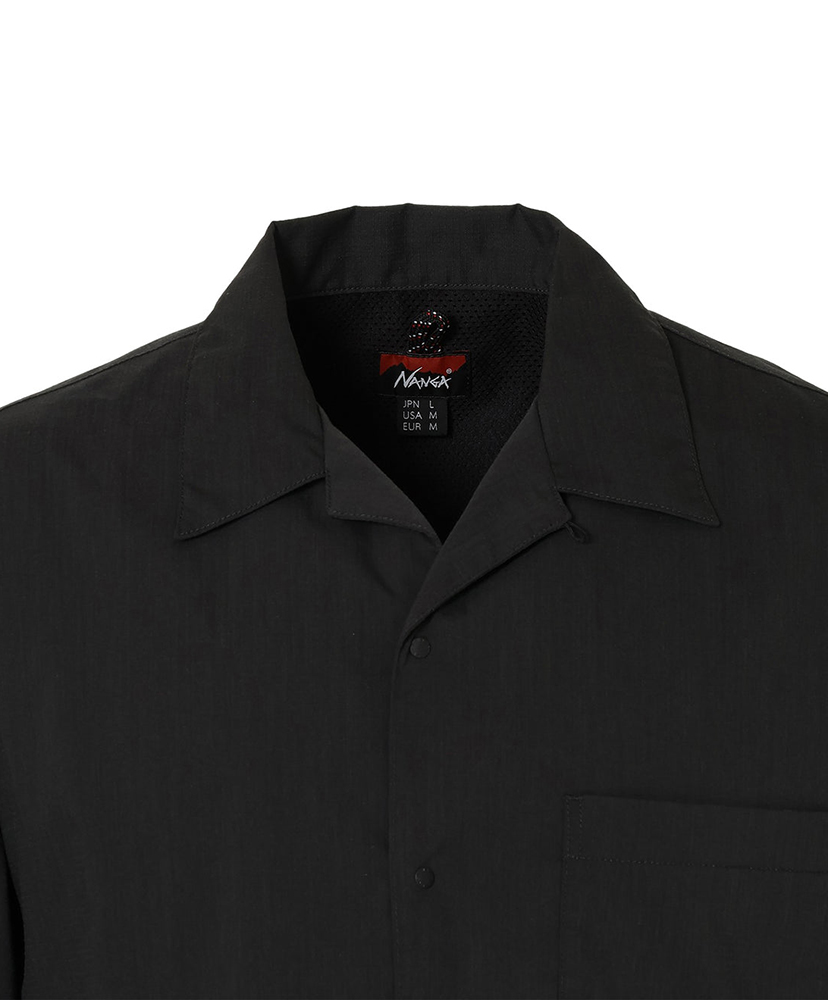 Hinoc Ripstop Opcl S/S Shirt BLK L(MEN)