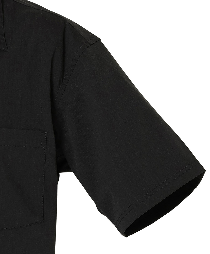 Hinoc Ripstop Opcl S/S Shirt BLK L(MEN)