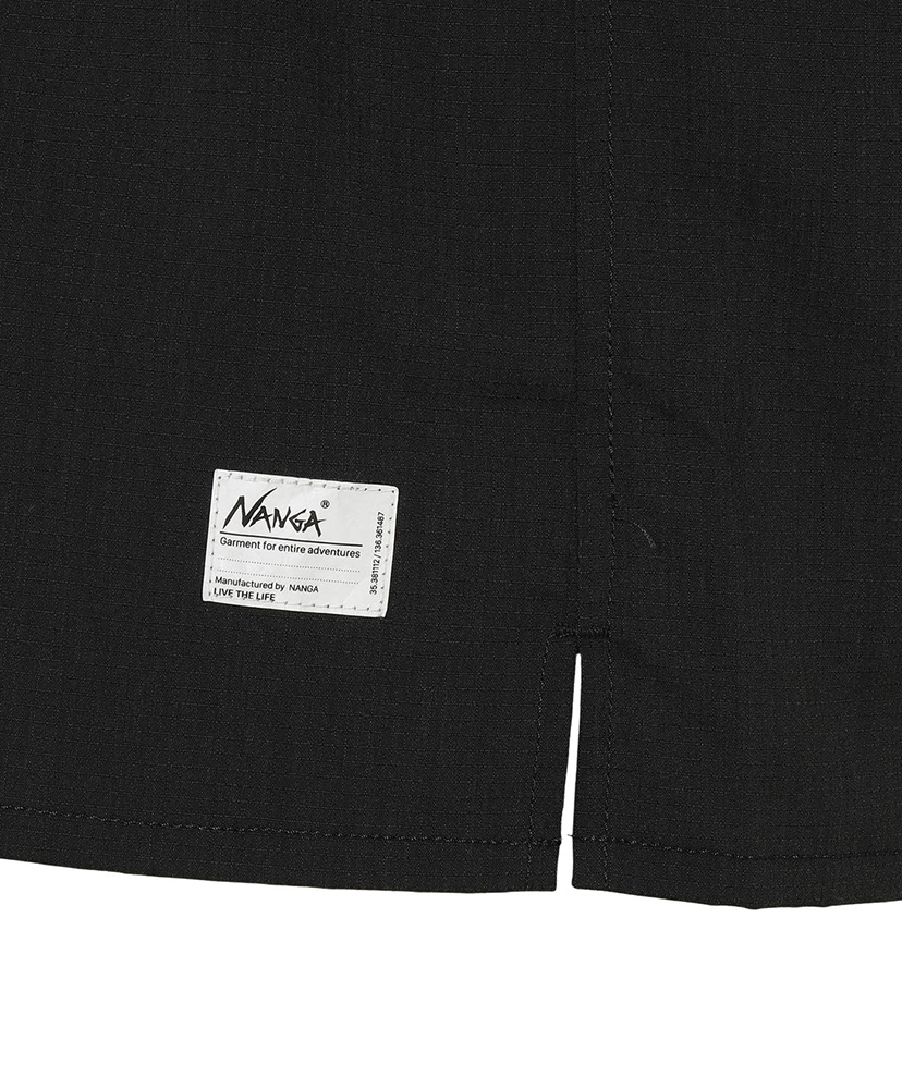 Hinoc Ripstop Opcl S/S Shirt BLK L(MEN)