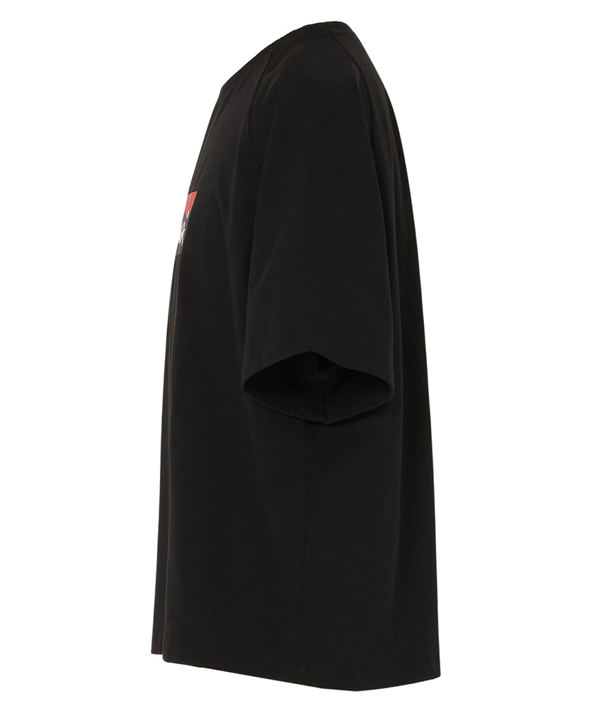 Eco Hybrid Box Logo Loose Fit Tee BLK F