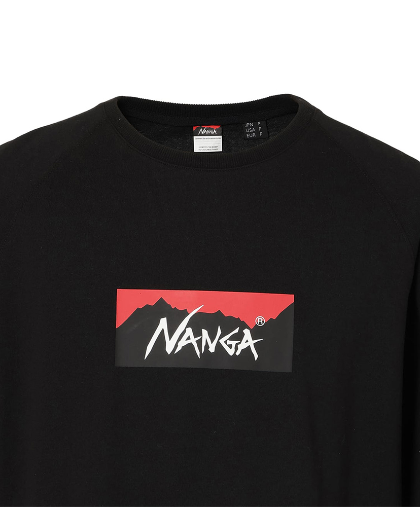 Eco Hybrid Box Logo Loose Fit Tee BLK F