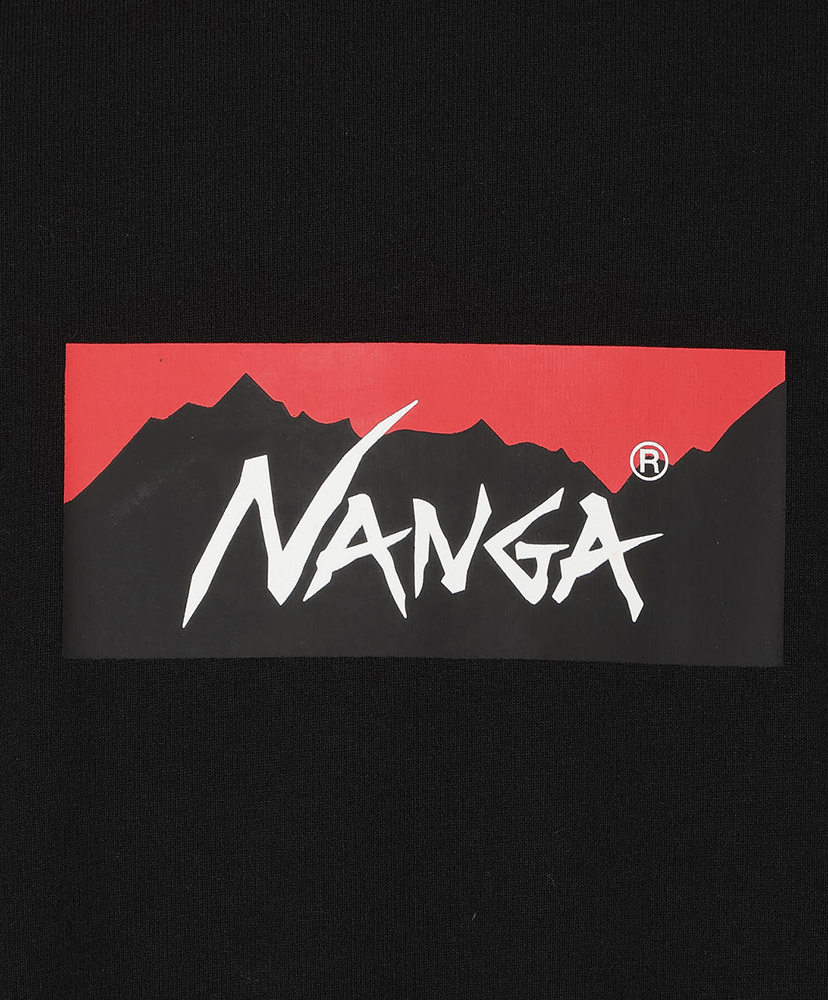 Eco Hybrid Box Logo Loose Fit Tee BLK F