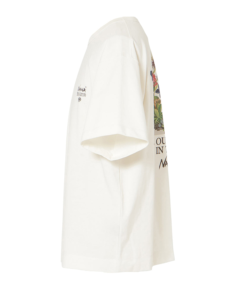 Eco Hybrid Vintage Flower Tee WHT L(MEN)