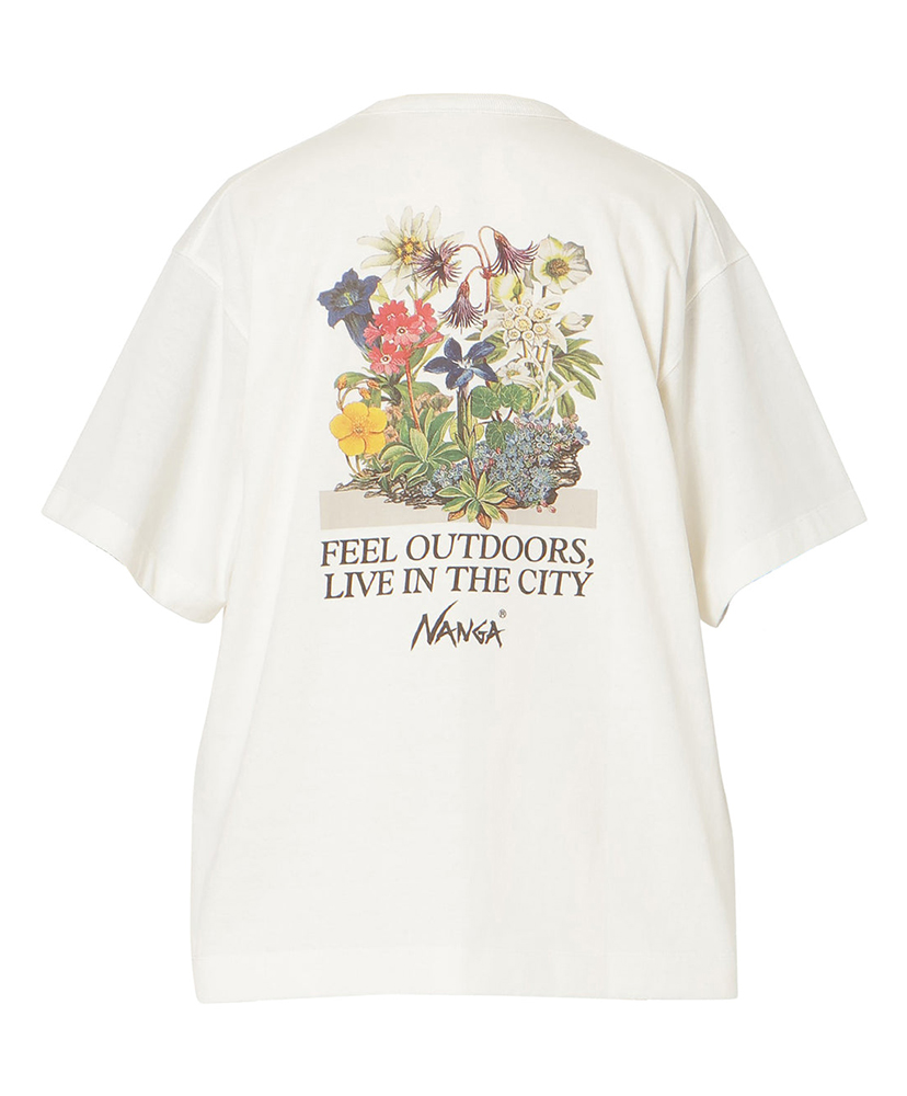 Eco Hybrid Vintage Flower Tee WHT L(MEN)