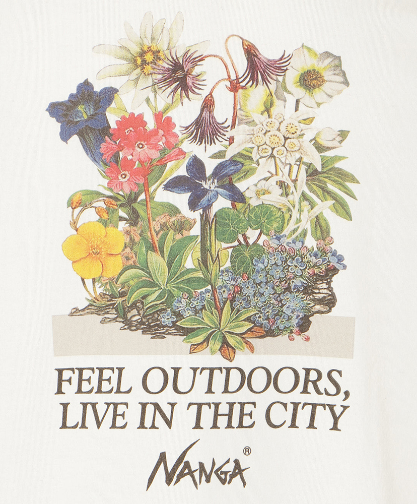 Eco Hybrid Vintage Flower Tee WHT L(MEN)