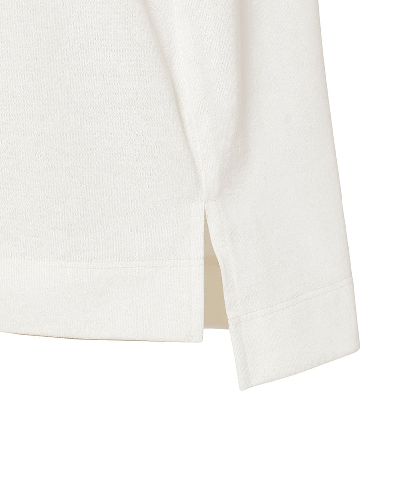 Eco Hybrid Box Logo Embroidery L/S Tee WHT L(MEN)