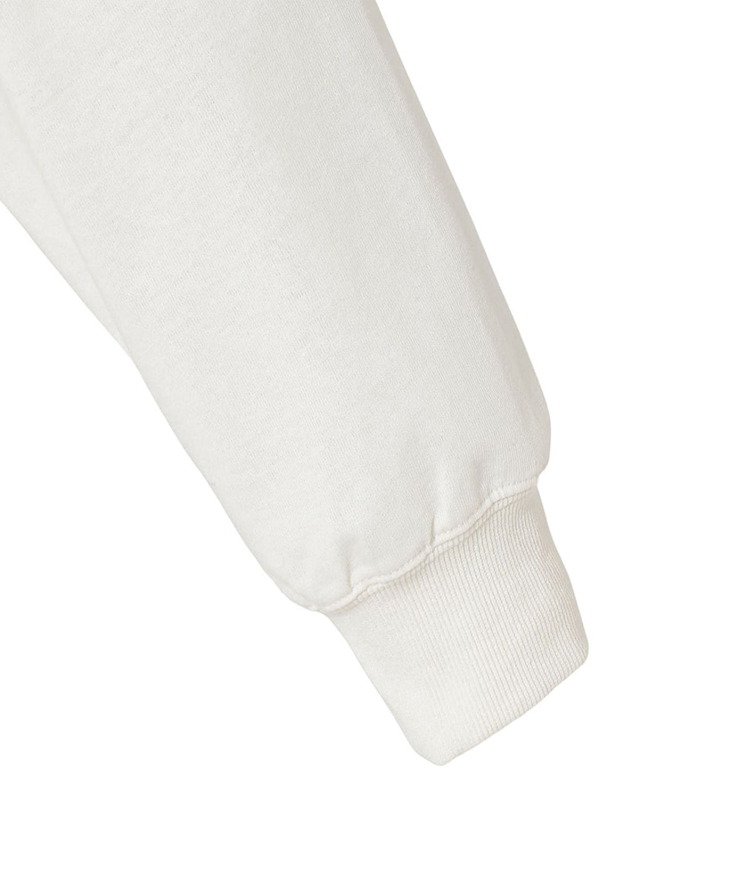 Eco Hybrid Box Logo Embroidery L/S Tee WHT L(MEN)