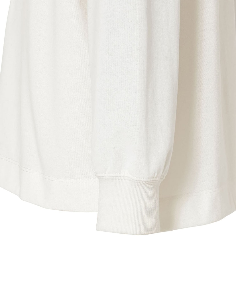 Eco Hybrid Box Logo Embroidery L/S Tee WHT L(MEN)