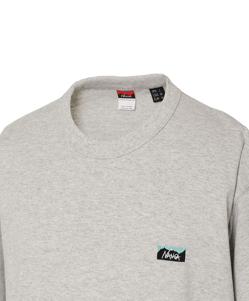Eco Hybrid Box Logo Embroidery Tee A.GRY L(MEN)
