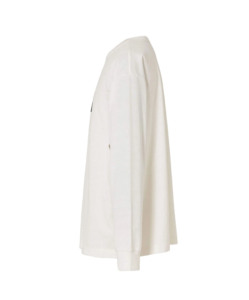 Eco Hybrid Box Logo L/S Tee(UNISEX) WHT L(MEN)