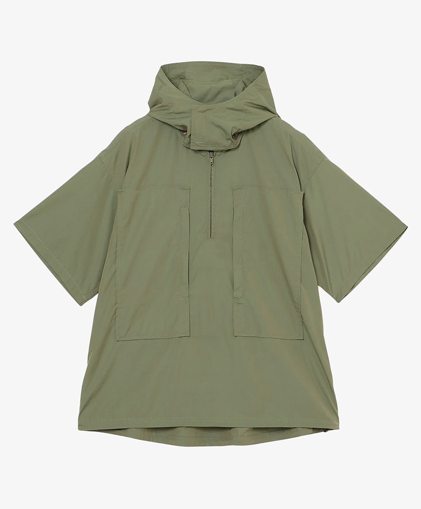 Half Zip Hooded Shirt Olive/オリーブ L(MEN)