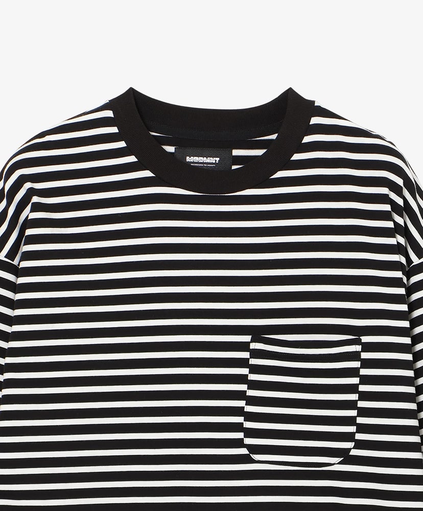 Detachable Border L/S Tee Navy/ネイビー L(MEN)