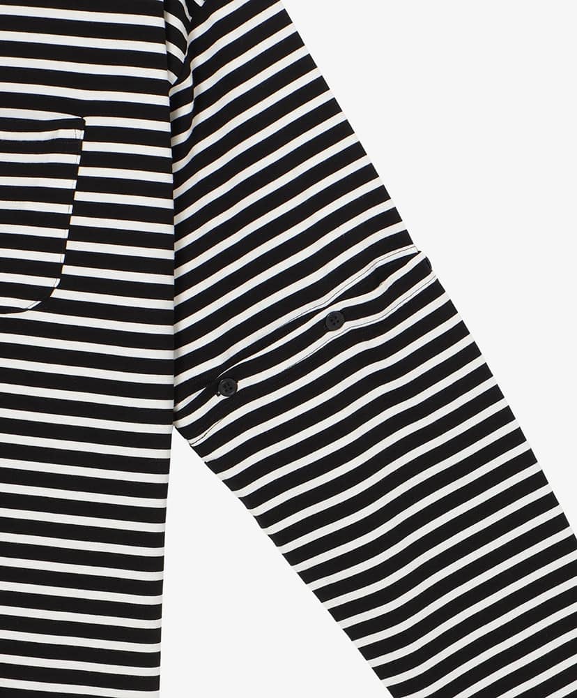 Detachable Border L/S Tee Navy/ネイビー L(MEN)