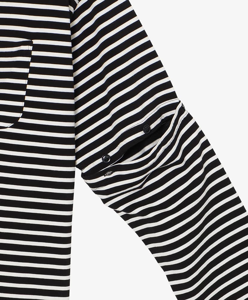 Detachable Border L/S Tee Navy/ネイビー L(MEN)