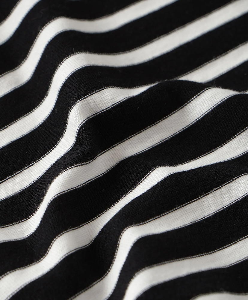 Detachable Border L/S Tee Navy/ネイビー L(MEN)